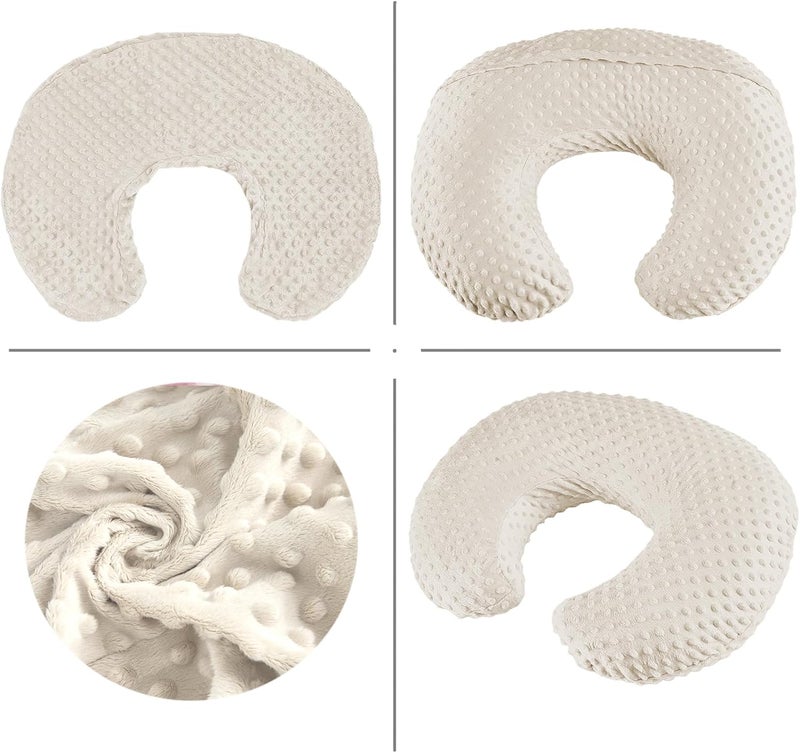 ANHEBEIBEI Nursing Pillow for Bottle and Breastfeeding, Ergonomic Comfort Nursing Essentials for Mom and Baby, Feeding Support Pillow with Removable Cover, Easier and Healthier Nursing (Fog) - Image 4